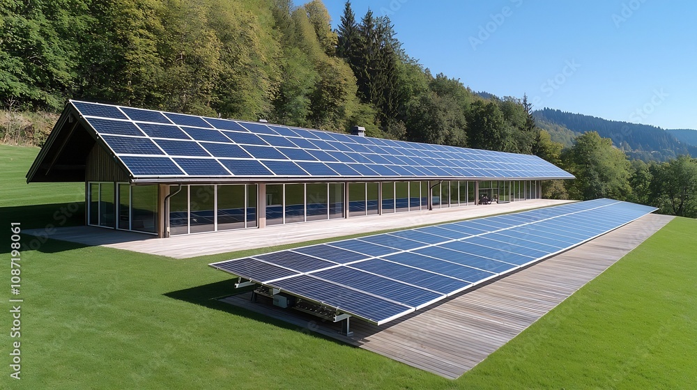 Poster Cutting Edge Sustainable Smart Home with Intelligent Solar Array and Dynamic Battery Bank System for Optimized Renewable Energy Utilization