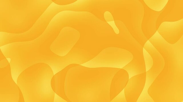 Abstract yellow design with organic flowing shapes for use in modern branding, web design, packaging, backgrounds, and print materials.