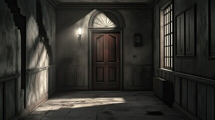 Fototapeta premium Eerie Mansion Interior 