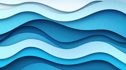Obraz premium A blue background with wavy lines and a blue wave