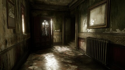 Eerie Mansion Interior 