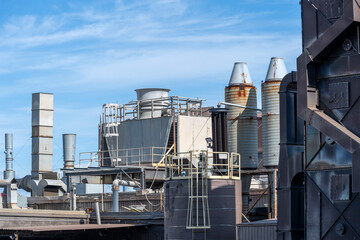 Details of an old Quebec industrial plant