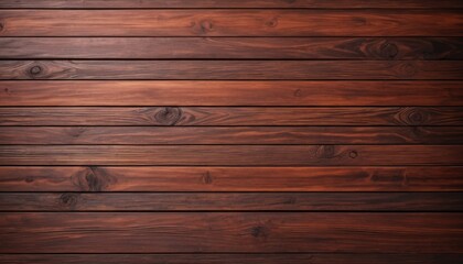 Fototapeta premium Textured mahogany wood planks with rich brown tones for background