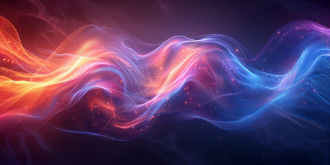 Fototapeta premium Abstract colored background for web banners and advertisements, blurred colored shapes.