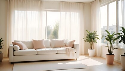Illustration of the living room interior