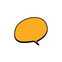 Speak bubble chat logo design