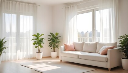 Illustration of the living room interior