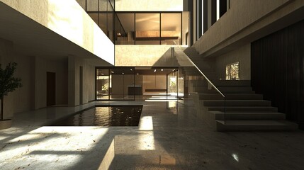 Fototapeta premium International Architecture Interior 