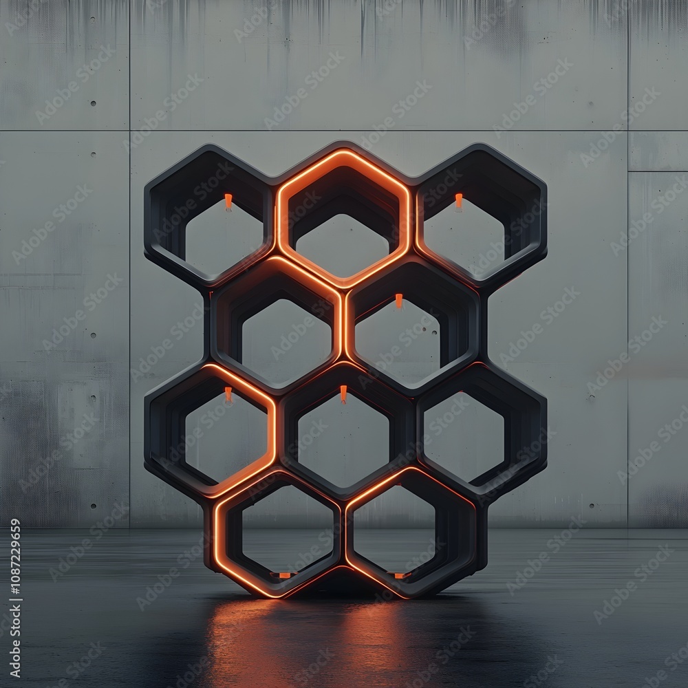 Poster mesmerizing depiction of the intricate three dimensional molecular framework of a groundbreaking sci