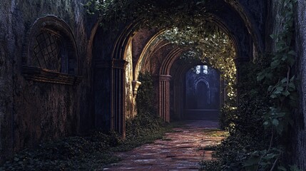 Fototapeta premium Sinister Fairyland Interior