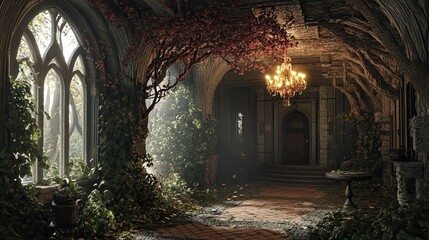 Obraz premium Sinister Fairyland Interior