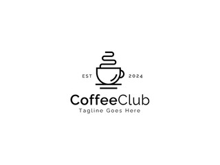 Fototapeta premium Coffee Club Logo