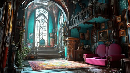 Obraz premium Sinister Fairyland Interior
