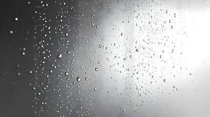 Water Drops on Glass - Abstract Background