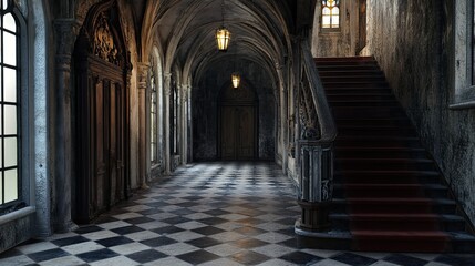 Fototapeta premium Spooky Castle 