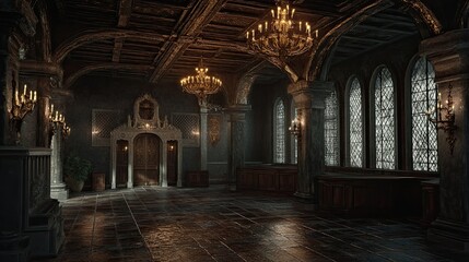 Obraz premium Spooky Castle 