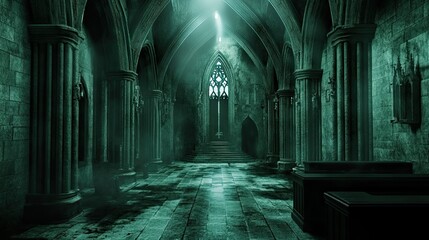 Fototapeta premium Spooky Castle 