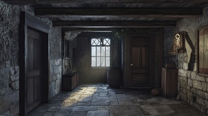 Obraz premium Stone House Interior 