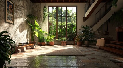 Stone House Interior 