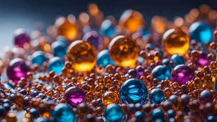 drops of water on a glass, ai generated