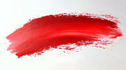 Abstract Red Brushstroke Illustration