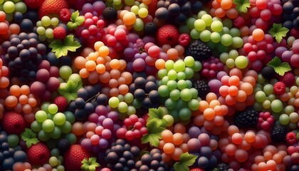 different types of grapes pattern background