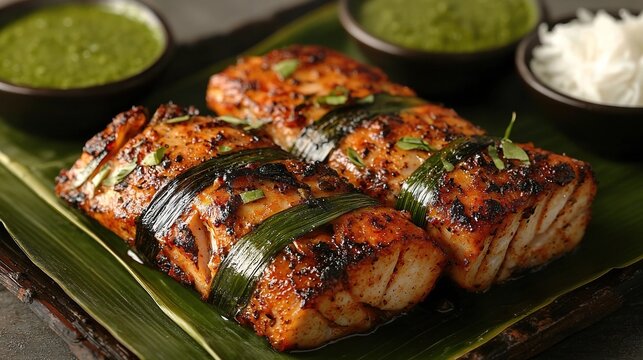 meen pollichathu indian seafood