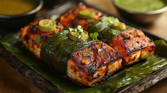 meen pollichathu indian seafood