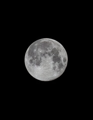 Beaver full moon November 15, 2024 over Ottawa, Canada
