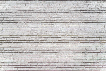 白いレンガ調の壁