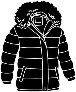 recommend clip art: winter illustration scarf silhouette hat logo clothing icon fashion outline clothes set cold collection gloves warm jacket sweater style shape and vector graphic background