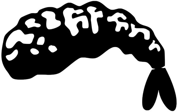 recommend clip art: seafood illustration meal silhouette cuisine logo food icon shrimp outline dish crispy prawn gourmet dinner snack appetizer restaurant breaded shape for vector graphic background