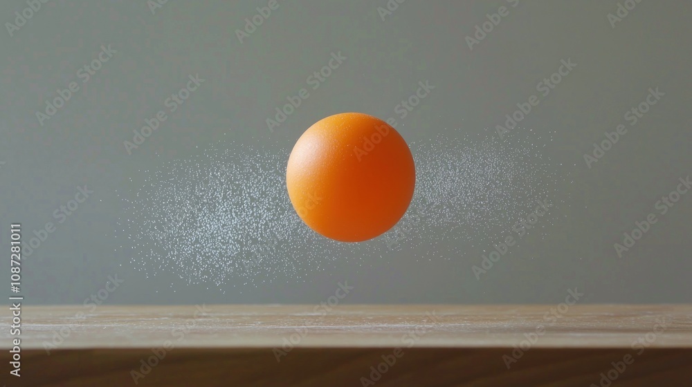 Poster a rubber ball bounces back after being compressed, demonstrating the elasticity of the material and 