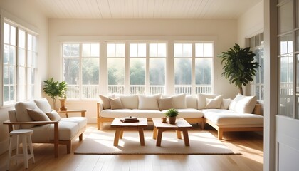 Illustration of the living room interior