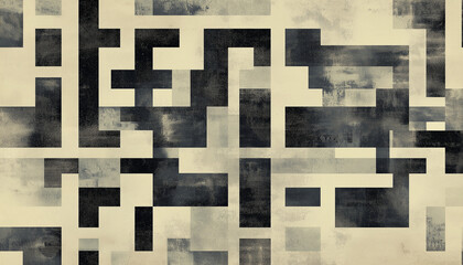 QR Code Monochrome Pattern