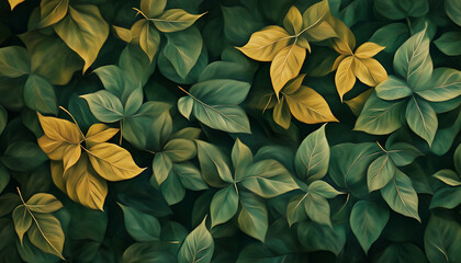 Wind-Blown Leaves Pattern