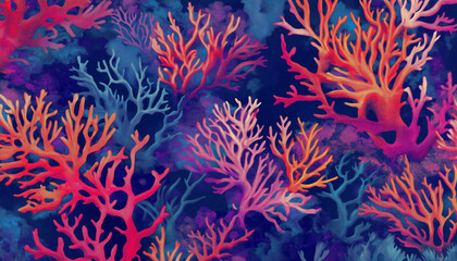 Oceanic Coral Pattern