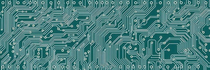 Seamless circuit board design on futuristic technology background, pattern, circuit board, innovation