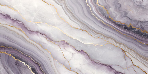 Abstract Purple and Gold Marble Texture