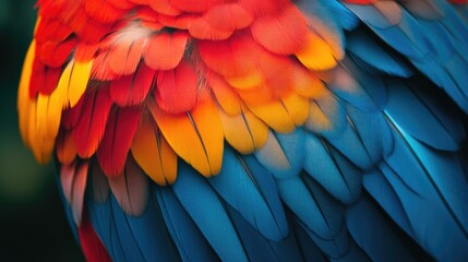 Fototapeta premium Sharp Focus on a Colorful Bird, Beautiful Natural Portrait