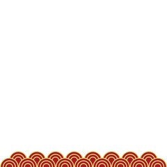 Obraz premium Chinese Wave Ornament