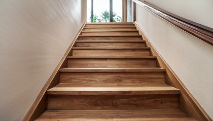 Wood stairs design interior idea 