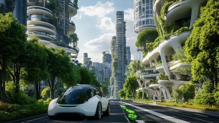 ecological futuristic city