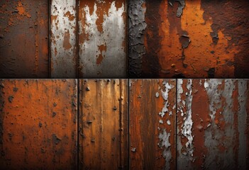collection industrial grunge textures ideal crafting dynamic backgrounds rustic elements urban feel, dirt, metal, concrete, pattern, brick, wall, surface