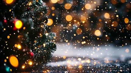 Merry Christmas and happy New Year background