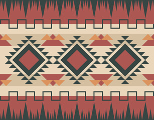 Native American Indian Designs, Navajo Pattern, Fabric Design Navajo, Concept Print Carpet Rugs Wallpaper Canvas Decoration Bohemian Fashion Ethnic Textile industry, etc.