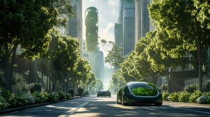 ecological futuristic city