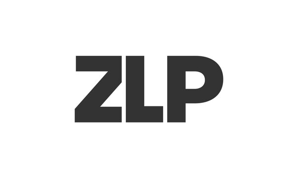 ZLP logo design template with strong and modern bold text. Initial based vector logotype featuring simple and minimal typography. Trendy company identity.
