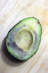 Avocados are rotten if they're mushy when squeezed, brown or moldy inside, and have developed...