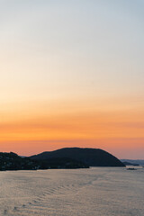 Norwegian mountains in the evening